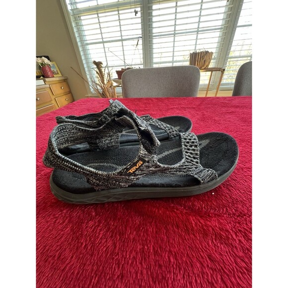 Teva Terra Float 2 Knit Women Universal Sandal Black Grey Comfort 7 Hiking - Picture 6 of 9